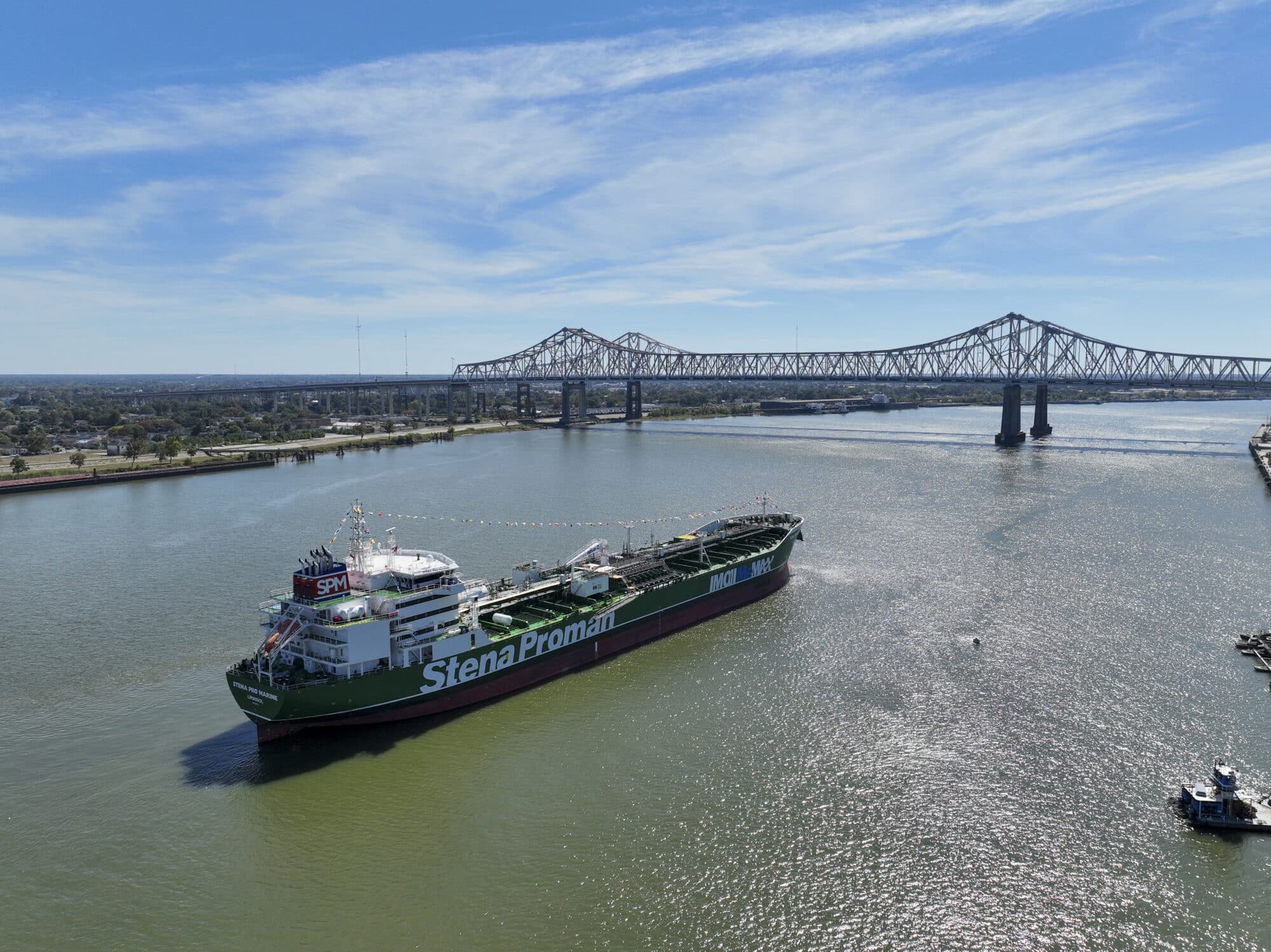 Proman Stena Bulk Holds Naming Ceremony For Methanol Tanker Stena Pro Marine In The Port Of New