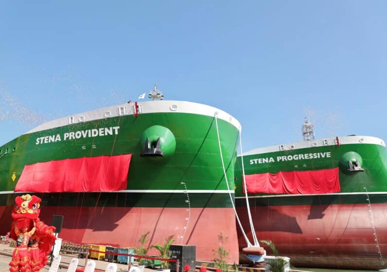 Proman Stena Bulk Holds Naming Ceremony For Methanol Tankers Stena Provident And Stena