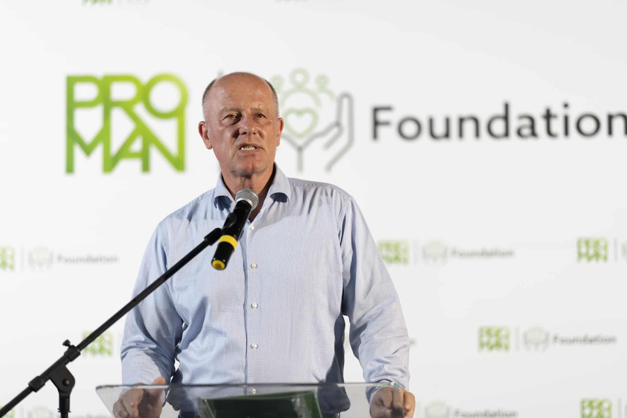 Proman Foundation Chair and Executive Chairman of Proman Trinidad, Claus Cronberger.